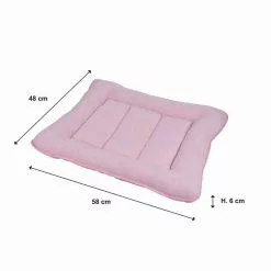 De gros 😉 Paris prix Coussin pour Chien & Chat "Puppy" 58cm Rose Poudré 😀 -Bon plan Animalerie 3526781201223 7