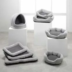 Grosses soldes 🎁 Paris prix Coussin pour Chien & Chat "Graphene" 70cm Gris 😀 -Bon plan Animalerie 3574380067214 3 2