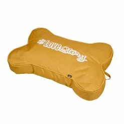 Grosses soldes ✨ Paris prix Coussin pour Chien "Forme Os Good 🐶 Dog" 100cm Moutarde 👍