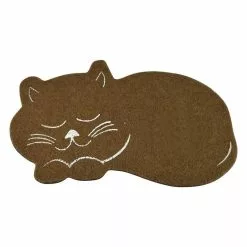 Acheter ✔️ Paris prix Tapis de Repas pour Chat "Feutrine" 60cm Naturel ❤️