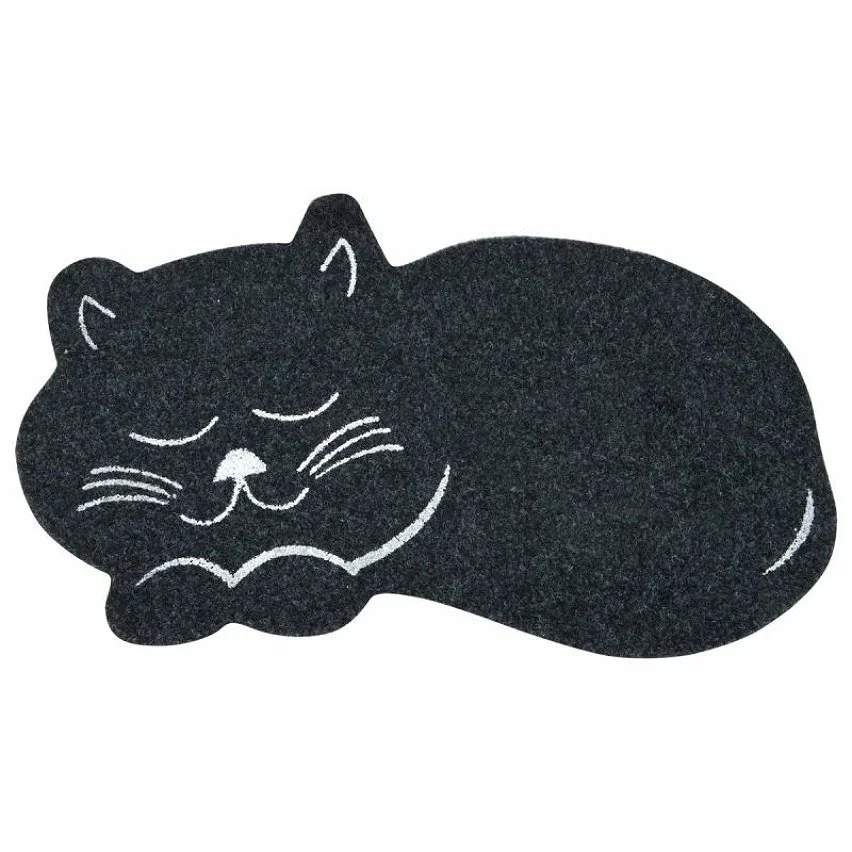 Le moins cher ❤️ Paris prix Tapis de Repas pour Chat "Feutrine" 60cm Noir ❤️ 3 Le moins cher ❤️ Paris prix Tapis de Repas pour Chat "Feutrine" 60cm Noir ❤️