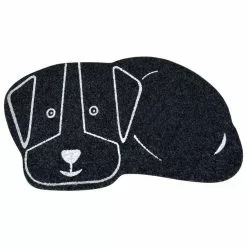 Meilleure affaire 🔔 Paris prix Tapis de Repas pour Chien "Feutrine" 60cm Noir 😍