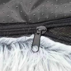 Meilleur prix 💯 Paris prix Protège Canapé & Traversin "Fluffy" 80cm Blanc Chiné 🔔 -Bon plan Animalerie 3574380636281 5 2