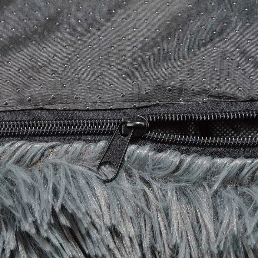 De gros 🤩 Paris prix Protège Canapé & Traversin "Fluffy" 100cm Anthracite ✔️ 6 De gros 🤩 Paris prix Protège Canapé & Traversin "Fluffy" 100cm Anthracite ✔️ – Image 4