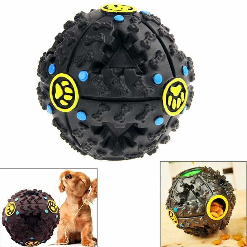 Promo ❤️ Wewoo Jouet pour Animaux chiens et chats Animal de compagnie Squeaky Giggle Quack Sound Toy formation Chew Ball, Ball Diamètre: 11cm Distributeur de nourri ✔️ 3 Promo ❤️ Wewoo Jouet pour Animaux chiens et chats Animal de compagnie Squeaky Giggle Quack Sound Toy formation Chew Ball, Ball Diamètre: 11cm Distributeur de nourri ✔️