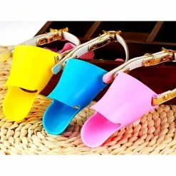 Remise 🔥 Wewoo Muselières chien rose pour de compagnie, Taille: L Mignon Canard Mouth Shape Silicone Museau 🤩 -Bon plan Animalerie 3615610165499 5