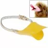Remise 🎉 Wewoo Muselières chien jaune pour chien, taille: L Museau mignon en forme de canard bouche en silicone 😍 -Bon plan Animalerie 3615610165567 1