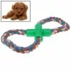 Budget 🌟 Wewoo Jouet pour Animaux de remorqueur de mâchoire de chiot de corde de noeud de coton de forme de 8, livraison aléatoire de couleur ⌛ -Bon plan Animalerie 3615610522001 1