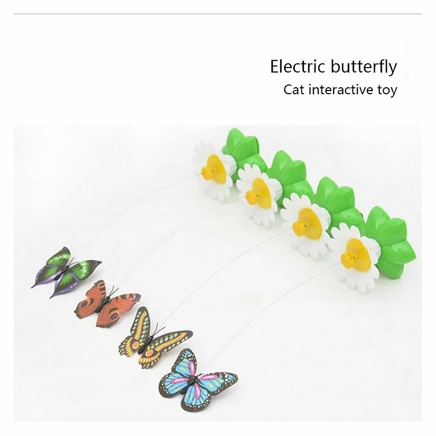 Le moins cher 🔥 Wewoo Jouet pour Animaux chat Pet Papillon électrique volant autour du Animal de compagnie Flower 🔔 8 Le moins cher 🔥 Wewoo Jouet pour Animaux chat Pet Papillon électrique volant autour du Animal de compagnie Flower 🔔 – Image 6