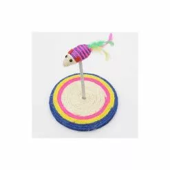 Promo 🥰 Wewoo Jouet pour Animaux Coloré Chat Jouant Jouets Sisal Printemps Siège Cat Scratch Conseil Avec La Souris, Diamètre: 19cm 🥰 8 Promo 🥰 Wewoo Jouet pour Animaux Coloré Chat Jouant Jouets Sisal Printemps Siège Cat Scratch Conseil Avec La Souris, Diamètre: 19cm 🥰 -Bon plan Animalerie 3615610603670 3