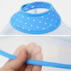 Meilleur prix 🥰 Wewoo Pour chien Animal de compagnie bleu Collier Couvre-chef Entonnoir Taille: L 26-30cm Collerette plastique anti mordillement ✔️ -Bon plan Animalerie 3615610875466 4