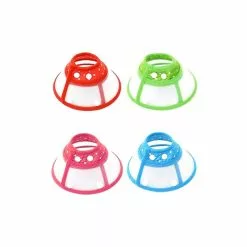 Meilleur prix 🥰 Wewoo Pour chien Animal de compagnie bleu Collier Couvre-chef Entonnoir Taille: L 26-30cm Collerette plastique anti mordillement ✔️ -Bon plan Animalerie 3615610875466 7 1