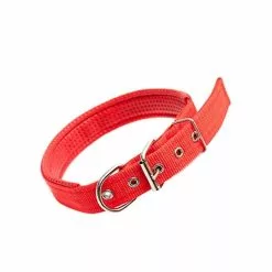 Remise 🤩 Wewoo Collier Chien & Chat rouge pour Animal de compagnie Neck Strap Neckband Chats Chiens Colliers, 3cm x 47cm de Colliers Pet Mousse Coton Polyester 👏 -Bon plan Animalerie 3615611065200 2 1