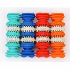 Nouveau 👍 Wewoo Jouet pour Animaux rouge chien domestiques Nettoyage de dents Jouets à mâcher en caoutchouc souple non toxique, petite taille, longueur: 12 cm 😉 10 Nouveau 👍 Wewoo Jouet pour Animaux rouge chien domestiques Nettoyage de dents Jouets à mâcher en caoutchouc souple non toxique, petite taille, longueur: 12 cm 😉 -Bon plan Animalerie 3615611127793 4