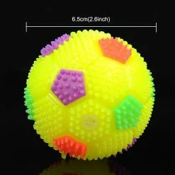 Meilleure affaire 🥰 Wewoo Jouet pour Animaux les familiers Couleur Pet Boules de de chien Animal de compagnie Flashing Ball Glowing élastique de balle en caoutchouc Acoustique 🧨 -Bon plan Animalerie 3615611133718 2