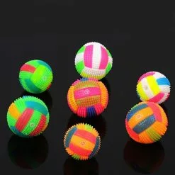 Meilleure affaire 🥰 Wewoo Jouet pour Animaux les familiers Couleur Pet Boules de de chien Animal de compagnie Flashing Ball Glowing élastique de balle en caoutchouc Acoustique 🧨 -Bon plan Animalerie 3615611133718 5