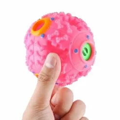 Coupon ⌛ Wewoo Jouet pour Animaux rose familiers Squeaky Giggle Charlatan son d'entraînement à mâcher Ball, Taille: M, Ball Diamètre: 9.2cm Distributeur d'aliments ✔️ -Bon plan Animalerie 3615611137983 5