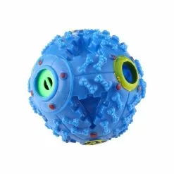 Le moins cher 👏 Wewoo Jouet pour Animaux bleu de compagnie Squeaky Giggle Quack Sound Training Toy Chew Ball, Taille: M, Ball Diamètre: 9.2cm Distributeur d'aliments 😉 -Bon plan Animalerie 3615611138218 3