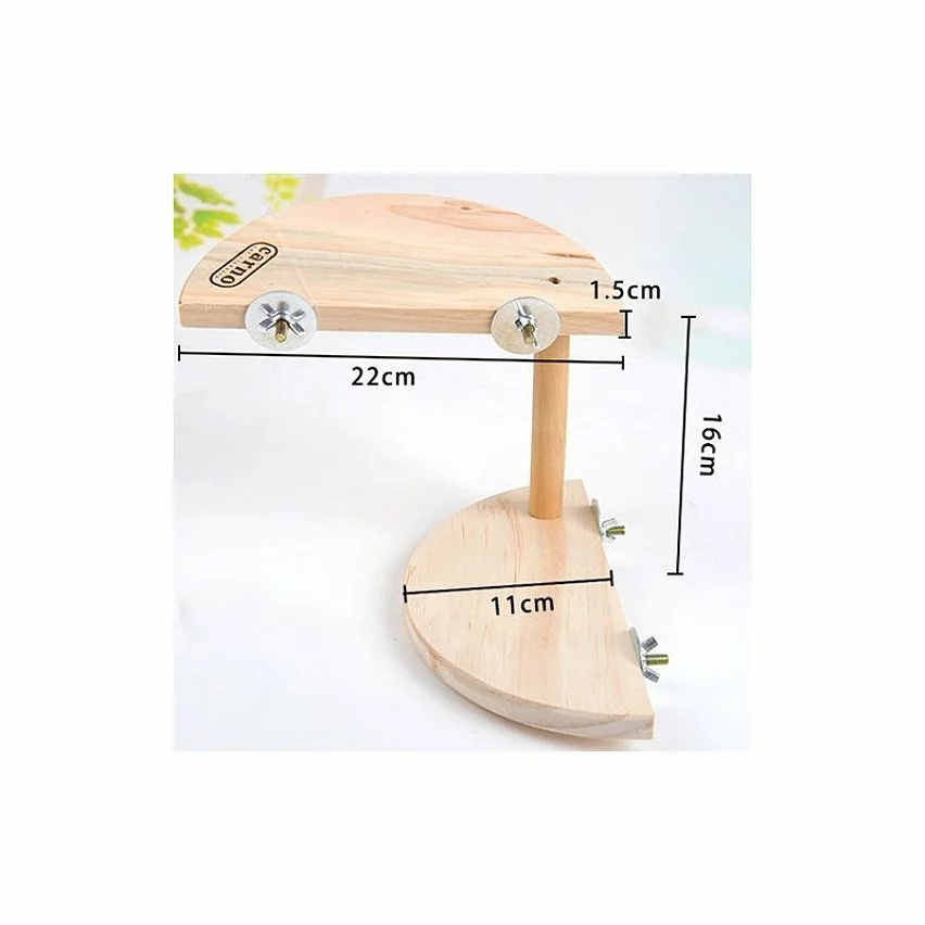 Tout neuf 😉 Wewoo Jouet pour Animaux Animal de compagnie en bois deux couches Hamster Woodplate tremplin petits de pédale jouets Pet 🔥 7 Tout neuf 😉 Wewoo Jouet pour Animaux Animal de compagnie en bois deux couches Hamster Woodplate tremplin petits de pédale jouets Pet 🔥 – Image 5