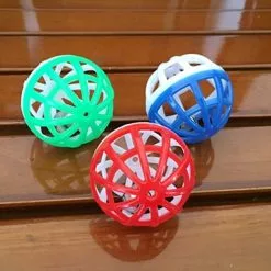 Meilleure vente 🎁 Wewoo Jouet pour Animaux 10 PCS Animal Plastique Creux Out Ronde Chat Hamster Jouer Boules Coloré Balle Chase Hochet Jouets Avec Petite Cloche 🧨 -Bon plan Animalerie 3615611222061 2