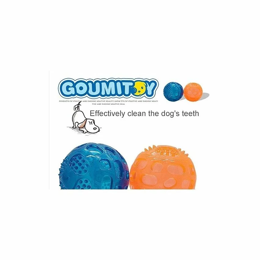 Bon marché 🌟 Wewoo Jouet pour Animaux de sondage d'animal familier balle élastique Oren Retriever Puppy Molar morsure résistant à la dent jouet, taille: 8 * 8 cm, livra ⭐ 5 Bon marché 🌟 Wewoo Jouet pour Animaux de sondage d'animal familier balle élastique Oren Retriever Puppy Molar morsure résistant à la dent jouet, taille: 8 * 8 cm, livra ⭐ – Image 3