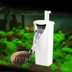 Vente flash ✔️ Filtre d'Aquarium Purificateur d'eau silencieux de réservoir peu profonde de style de cascade de 3W, prise américaine 🧨
