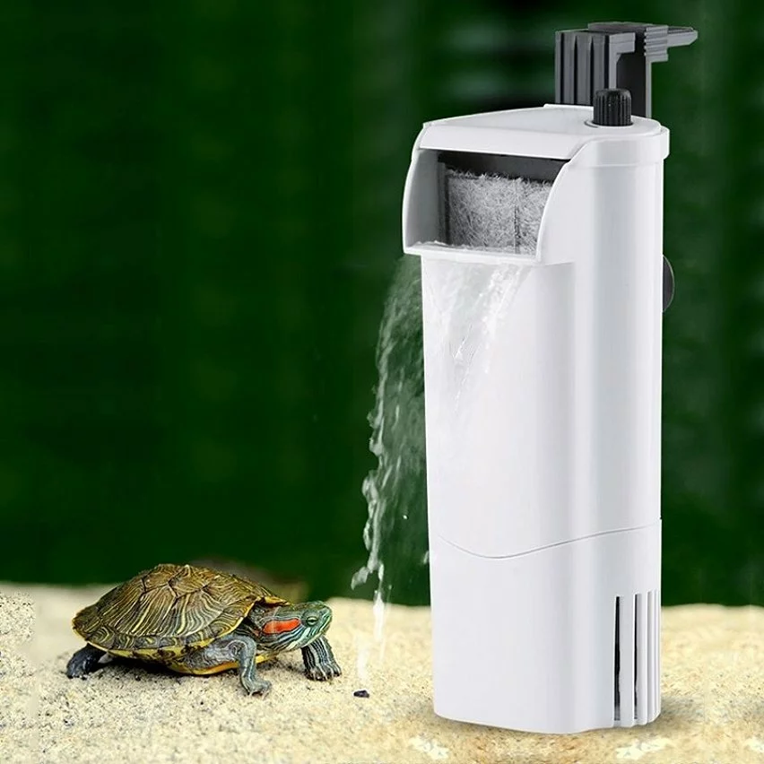 Offres 🥰 Filtre d'Aquarium 3W Waterfall style débit d'eau réglable eau peu profonde Aquarium Fish Tank purificateur silencieux, US Plug 🎉 3 Offres 🥰 Filtre d'Aquarium 3W Waterfall style débit d'eau réglable eau peu profonde Aquarium Fish Tank purificateur silencieux, US Plug 🎉