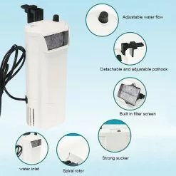 Offres 🥰 Filtre d'Aquarium 3W Waterfall style débit d'eau réglable eau peu profonde Aquarium Fish Tank purificateur silencieux, US Plug 🎉 15 Offres 🥰 Filtre d'Aquarium 3W Waterfall style débit d'eau réglable eau peu profonde Aquarium Fish Tank purificateur silencieux, US Plug 🎉 -Bon plan Animalerie 3615611295010 7