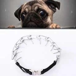 Bon plan Animalerie 30 Acheter ❤️ Wewoo Collier Chien & Chat Chiens de haute qualité en métal chaîne réglable de de de formation spécifique, taille: 4.0mm * 60cm 😍