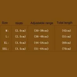 Offres ✨ Wewoo Collier Chien & Chat noir de en cuir Pet 🐶 Dog Big 🐶 Dog, taille: L, 2.5 * 51cm 👍 -Bon plan Animalerie 3615611645471 5