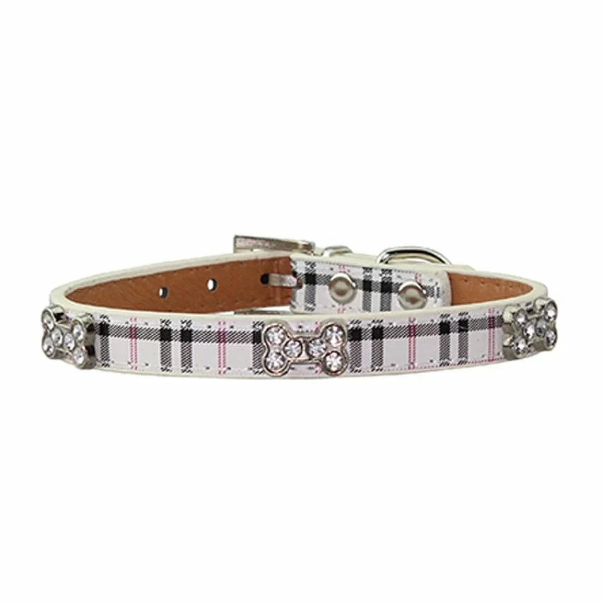 Vente flash ✨ Wewoo Collier Chien & Chat Beige Cuir PU avec des conceptions d'os Pet 🐶 Dog Collar Products, Taille: S, 1.5 * 37 cm 👏 4 Vente flash ✨ Wewoo Collier Chien & Chat Beige Cuir PU avec des conceptions d'os Pet 🐶 Dog Collar Products, Taille: S, 1.5 * 37 cm 👏 – Image 2