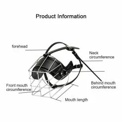 Grosses soldes 🛒 Wewoo Muselières chien Cage en acier style panier fil museau protection couverture avec bracelet en cuir, taille: XXL ✔️ 11 Grosses soldes 🛒 Wewoo Muselières chien Cage en acier style panier fil museau protection couverture avec bracelet en cuir, taille: XXL ✔️ -Bon plan Animalerie 3615611794162 3 2