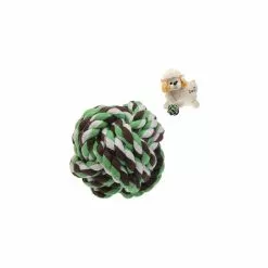 Tout neuf 🎁 Wewoo Balle en corde de coton pour animaux de compagnie / jouet pour chat, diamètre 7,5 cm (couleurs aléatoires) 🔥