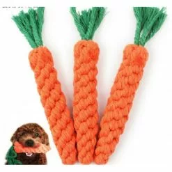Remise 👍 Wewoo Jouet pour chien en forme de carottecordechiotjouetsnettoyage plein airentraînement airtailletaille 20-23 cm 🔥