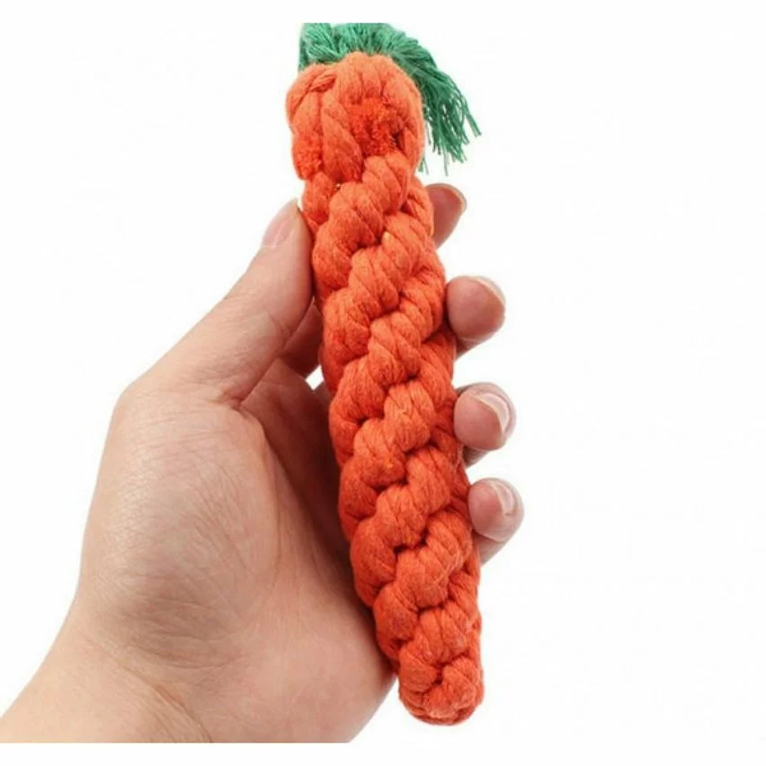 Remise 👍 Wewoo Jouet pour chien en forme de carottecordechiotjouetsnettoyage plein airentraînement airtailletaille 20-23 cm 🔥 6 Remise 👍 Wewoo Jouet pour chien en forme de carottecordechiotjouetsnettoyage plein airentraînement airtailletaille 20-23 cm 🔥 – Image 4