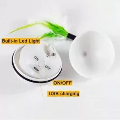 Bon marché 🎁 Wewoo Jouet pour drôle de chat de boule d'instantané de LED rechargeable par USB blanc 🔥 11 Bon marché 🎁 Wewoo Jouet pour drôle de chat de boule d'instantané de LED rechargeable par USB blanc 🔥 -Bon plan Animalerie 3615613568648 4