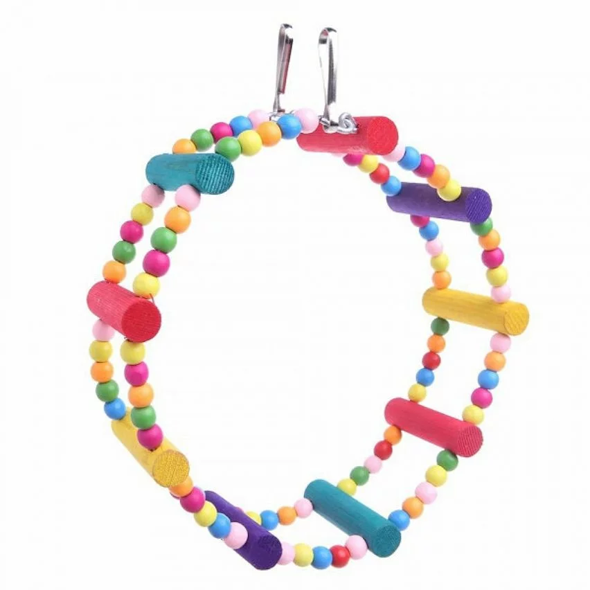 Promo ✨ Wewoo Jouet pour Anneau de roue oscillant perroquet arceau de balançoire jouettaille diamètre 15cm 🌟 4 Promo ✨ Wewoo Jouet pour Anneau de roue oscillant perroquet arceau de balançoire jouettaille diamètre 15cm 🌟 – Image 2