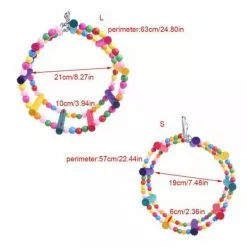 Promo ✨ Wewoo Jouet pour Anneau de roue oscillant perroquet arceau de balançoire jouettaille diamètre 15cm 🌟 11 Promo ✨ Wewoo Jouet pour Anneau de roue oscillant perroquet arceau de balançoire jouettaille diamètre 15cm 🌟 -Bon plan Animalerie 3615613569096 5