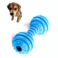Meilleur prix 💯 Wewoo Jouet pour Pet TPR résistant aux morsures Safe jouets haltères non toxiques molaires bleu ✨ -Bon plan Animalerie 3615613569355 2