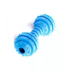 Meilleur prix 💯 Wewoo Jouet pour Pet TPR résistant aux morsures Safe jouets haltères non toxiques molaires bleu ✨ -Bon plan Animalerie 3615613569355 3