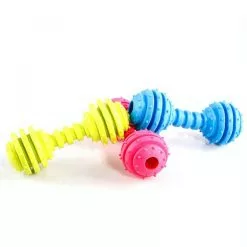 Meilleur prix 💯 Wewoo Jouet pour Pet TPR résistant aux morsures Safe jouets haltères non toxiques molaires bleu ✨ -Bon plan Animalerie 3615613569355 5