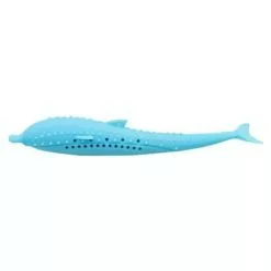 Tout neuf 🌟 Wewoo Jouet pour dauphin en silicone nettoyage dents de chat bleu ❤️ -Bon plan Animalerie 3615613570245 3
