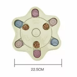 Coupon 🔔 Wewoo Jouet pour Nourriture chien plaque tournante manger puzzle anti-fracassant bol fournituresstyle style hexagone rose 🔔 -Bon plan Animalerie 3615613571082 3 1