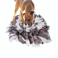 Bon marché 😍 Wewoo Jouet pour Puzzle mordant chien chat fourrage reniflant tapis Slow Food couverture de formation de gris blanc ⌛