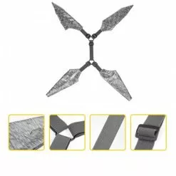 Coupon ⭐ Wewoo Pantalon d'extérieur à quatre pattes pour chien Couvre-jambe de bretelle imperméable et anti-saleté pour animaux de compagnie, taille: S (gris) 💯 -Bon plan Animalerie 3615615127089 3 3