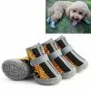 Offres 🔔 Wewoo 4 pièces / ensemble chaussures de chien respirantes antidérapantes et résistantes à l'usure fournitures pour animaux de compagnie, taille: 3,8x4,3 cm 🔔 -Bon plan Animalerie 3615615219777 1