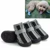 Le moins cher 😀 Wewoo 4 pièces / ensemble chaussures de chien respirantes antidérapantes et résistantes à l'usure fournitures pour animaux de compagnie, taille: 4.3x4.8 cm ⭐ -Bon plan Animalerie 3615615219821 1 1