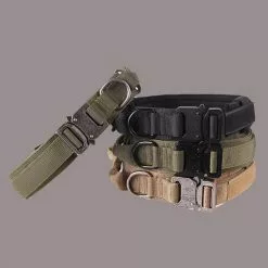 Budget 🎁 Wewoo Collier de traction pour chien de grande et moyenne taille en nylon épaissi, taille: L (vert armée) 😀 -Bon plan Animalerie 3615615257755 5 4
