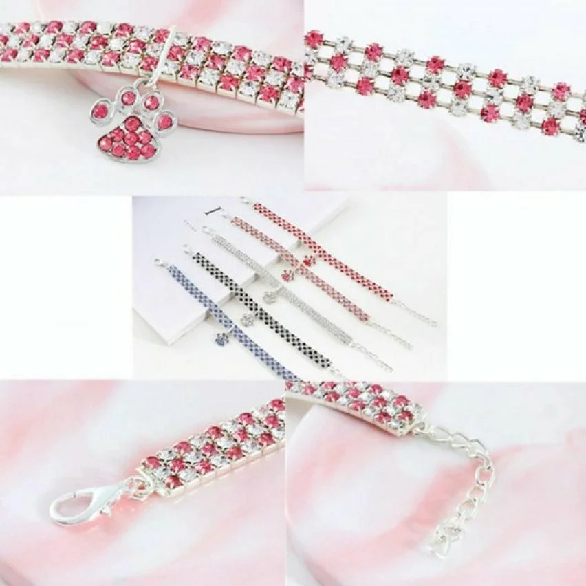 Meilleure vente 🧨 Wewoo 2 PCS Pet Collier Diamant Élastique Chat Et Chien Collier Bijoux, Taille: M (Noir Blanc) 👍 4 Meilleure vente 🧨 Wewoo 2 PCS Pet Collier Diamant Élastique Chat Et Chien Collier Bijoux, Taille: M (Noir Blanc) 👍 – Image 2