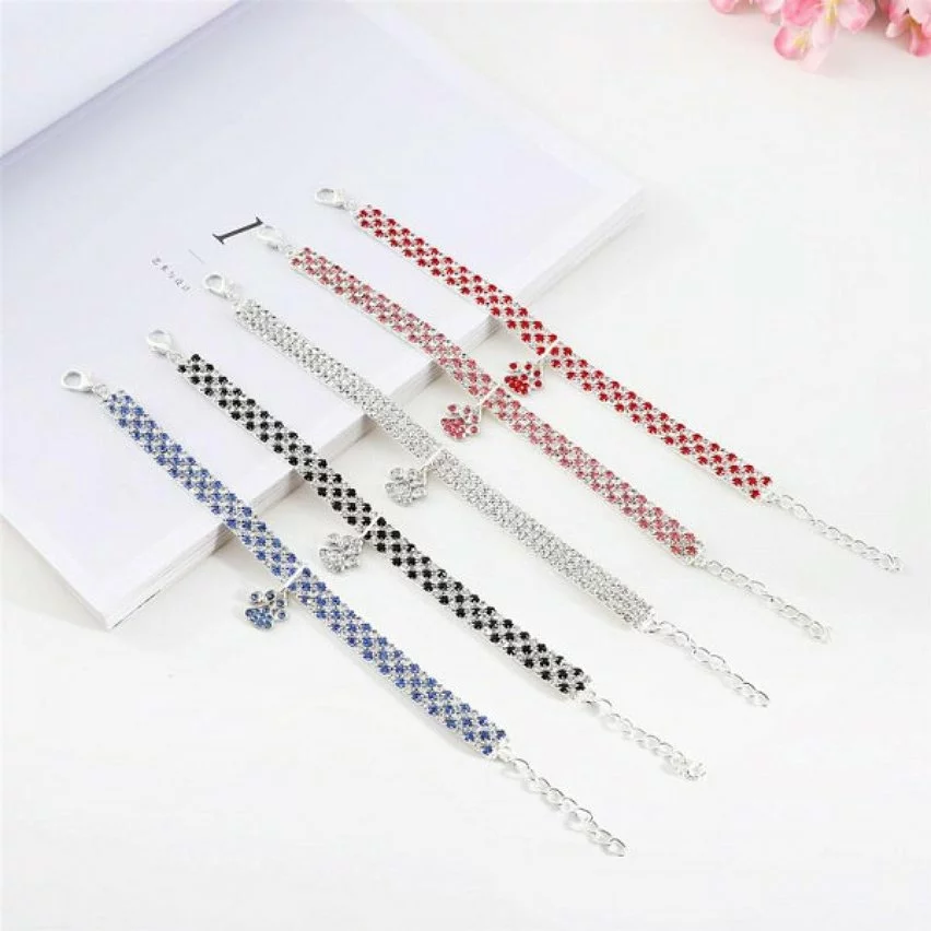 Top 10 ⭐ Wewoo 2 PCS Pet Collier Diamant Élastique Chat Et Chien Collier Bijoux, Taille: M (Bleu Blanc) ✨ 5 Top 10 ⭐ Wewoo 2 PCS Pet Collier Diamant Élastique Chat Et Chien Collier Bijoux, Taille: M (Bleu Blanc) ✨ – Image 3